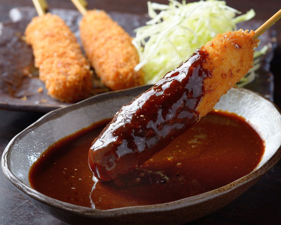 純系名古屋コーチン みそ串かつ